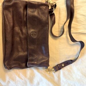 Brown Leather Crossbody Bag